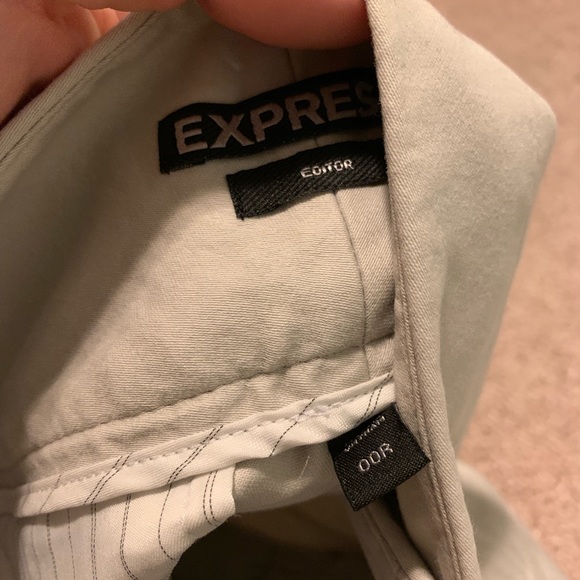 Express Editor Cropped Dress Pants - Picture 4 of 4